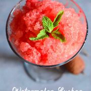 watermelon lychee granita