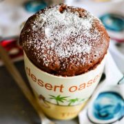 Nutella banana mug cake