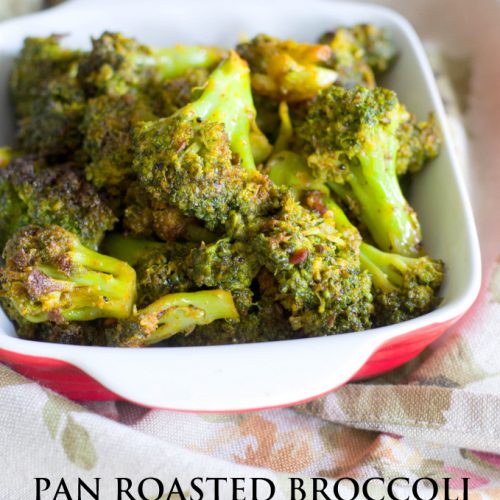 Pan roasted broccoli