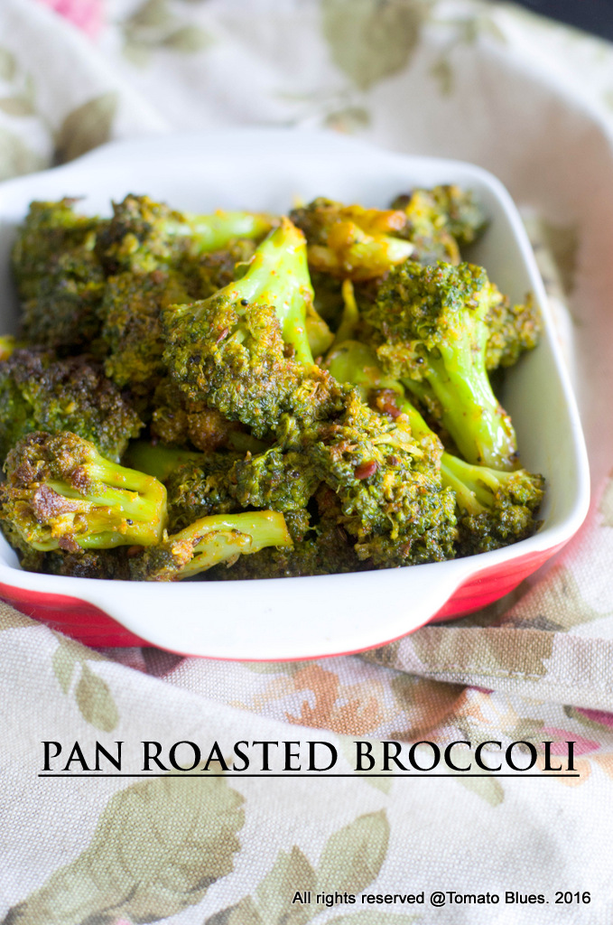 Pan roasted broccoli