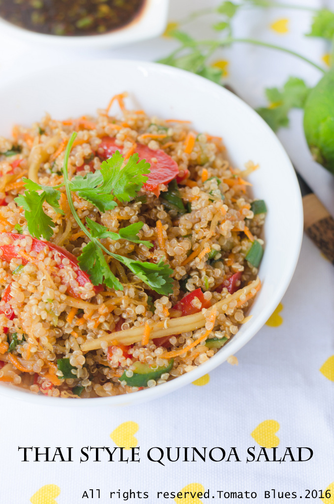 Thai style quinoa salad