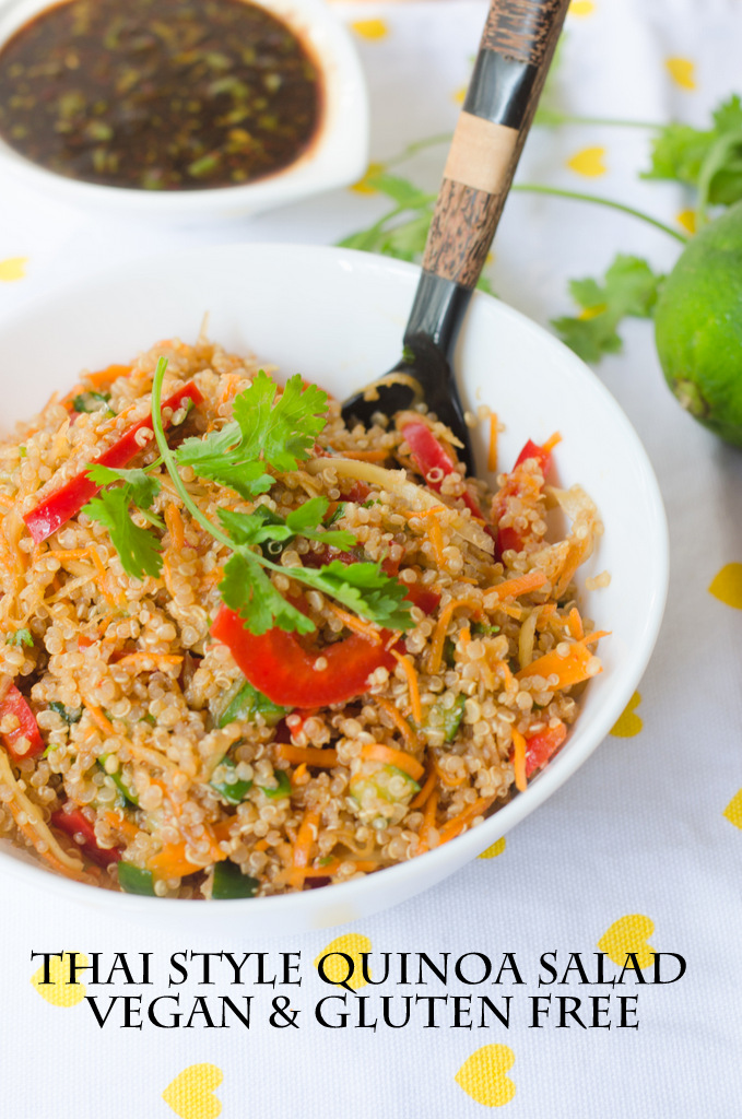 Thai style quinoa salad