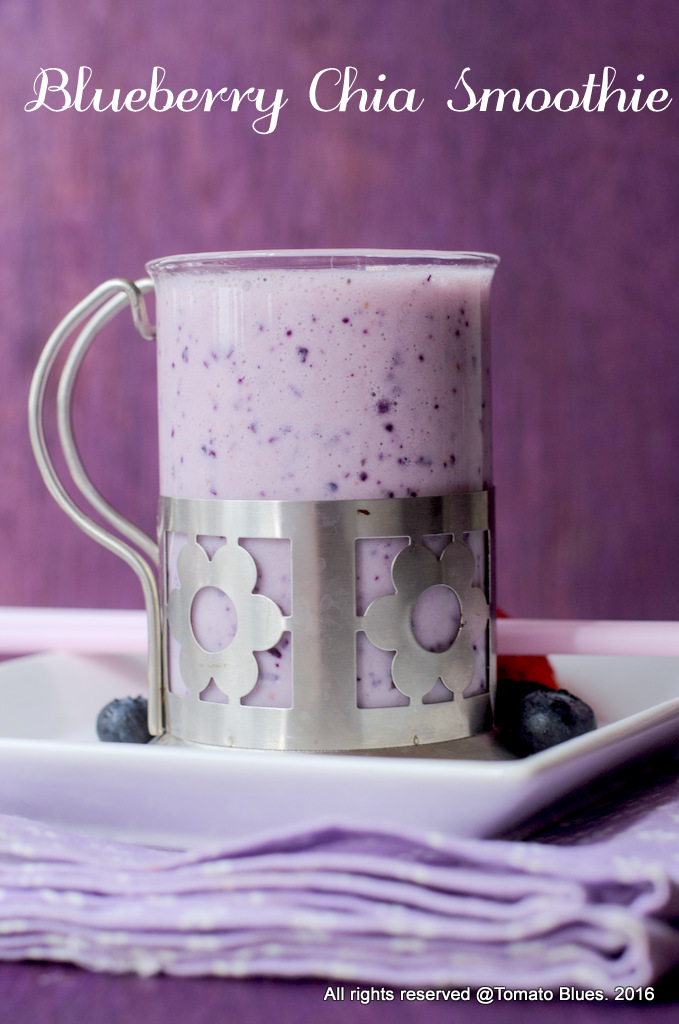 blueberry chia smoothie