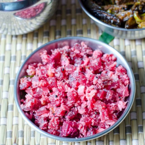 beetroot thoran