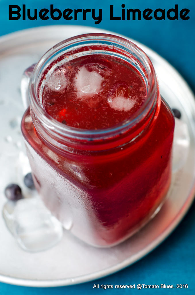 blueberry ginger limeade