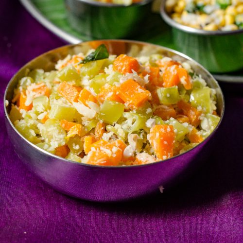 carrot beans poriyal