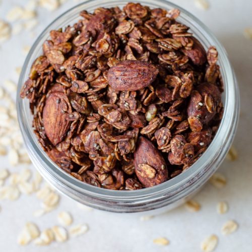 almond chia granola