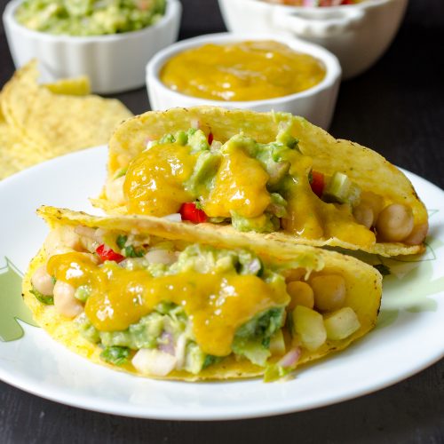 chickpea salad tacos