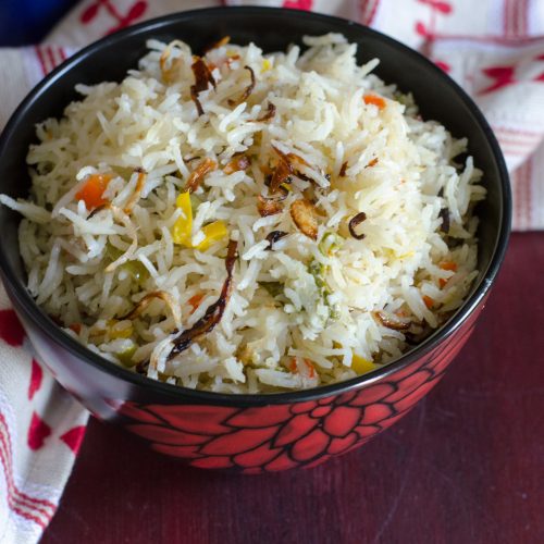 capsicum pulao