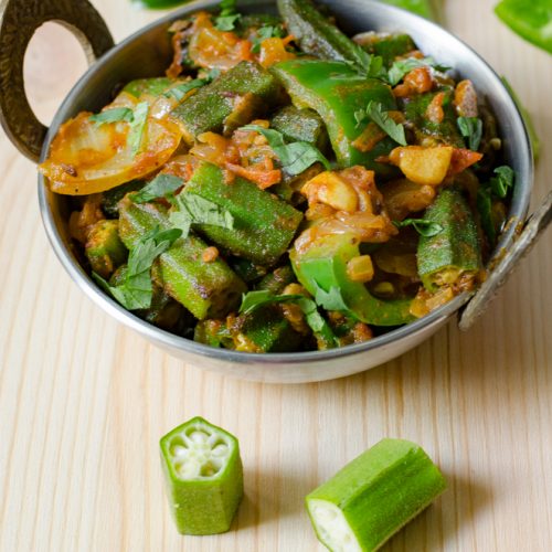 restaurant style bhindi do pyasa