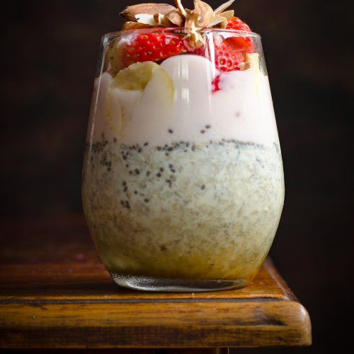 strawberry millet parfait