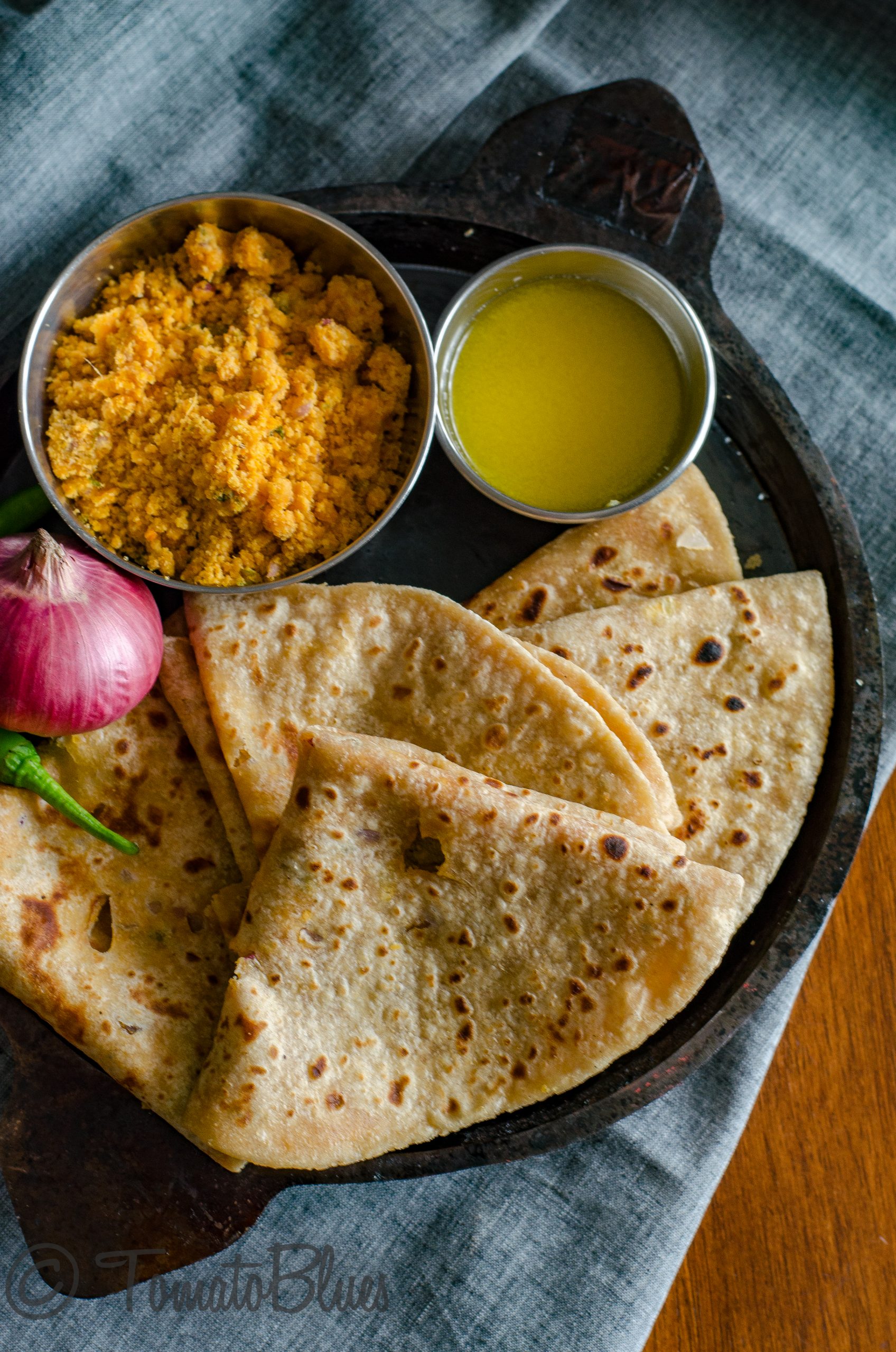 Sattu Paratha Step By Step