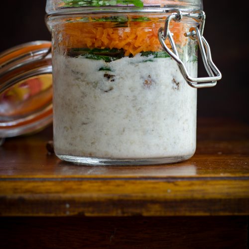 savory millet parfait
