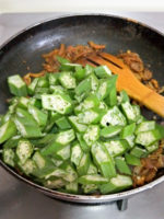 bhindi besan step wise