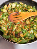 bhindi besan step wise