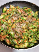 bhindi besan step wise