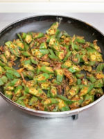 bhindi besan step wise