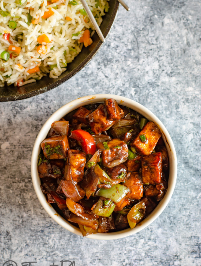 paneer bell pepper stir fry