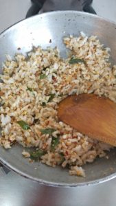 verkadalai sadam or peanut rice step by step