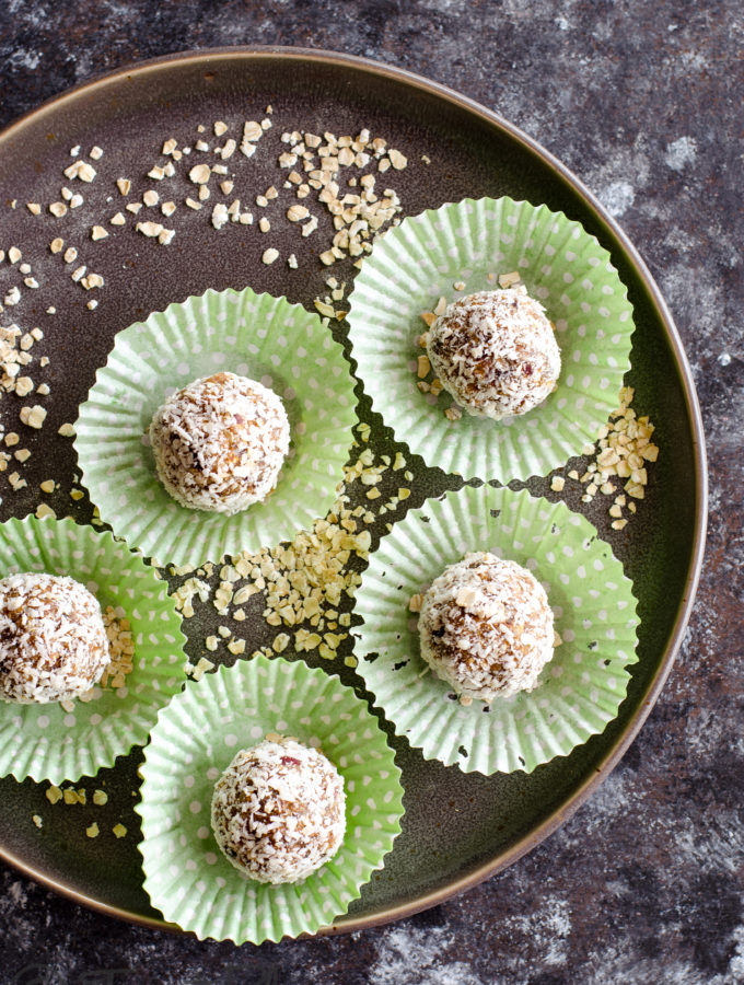 nut free bliss balls