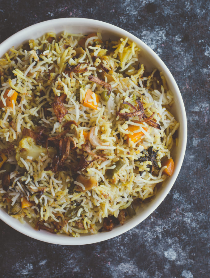 veg dum biriyani