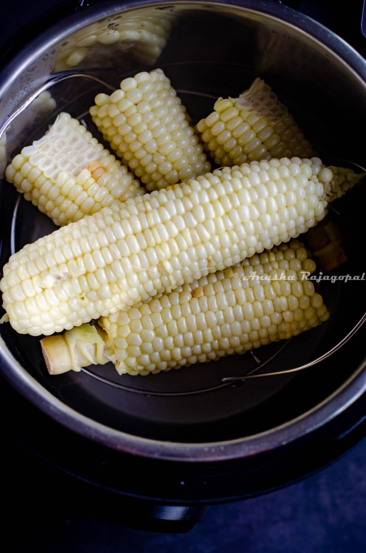 corn on the cob made in the instant pot