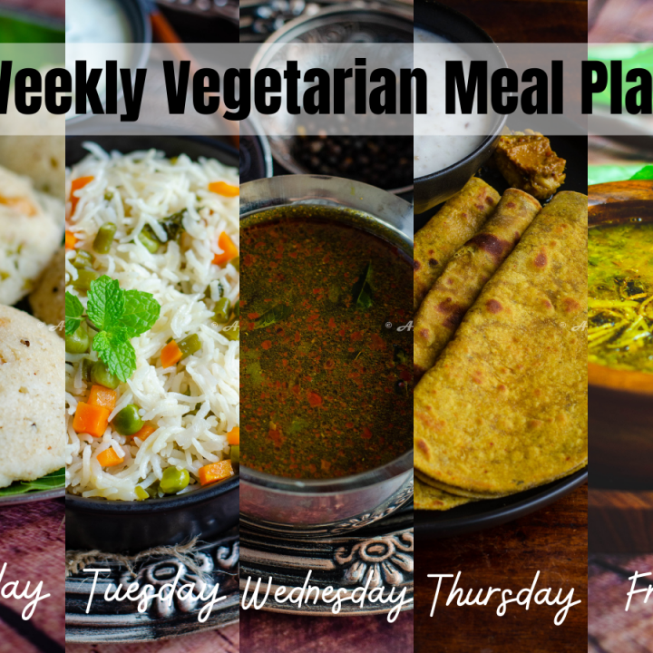Weekly vegetarian meal plan 2