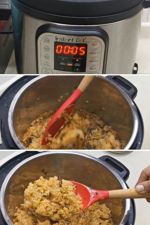 instant pot seeraga samba biryani step by step