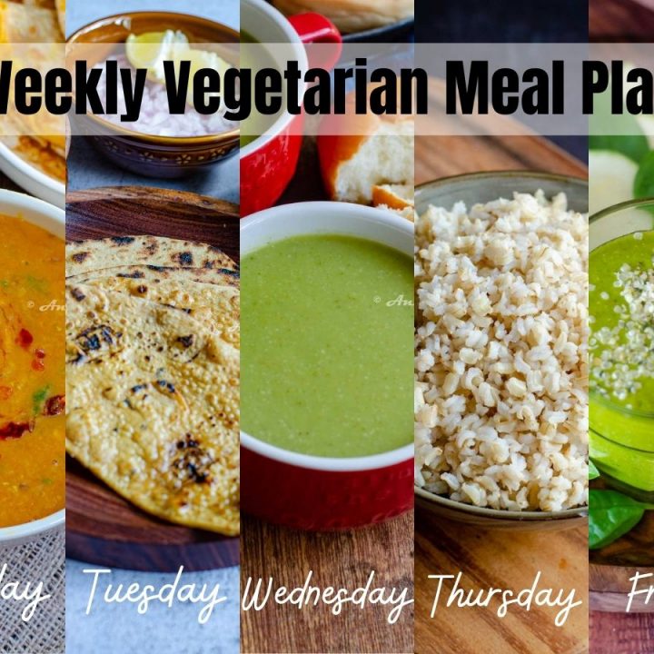 Weekly meal planning on Sunday