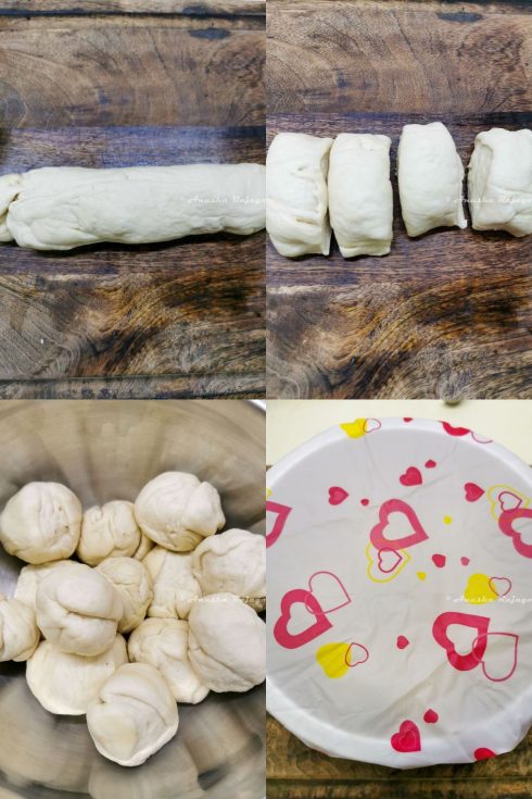 step by step method to make vegan naan bread