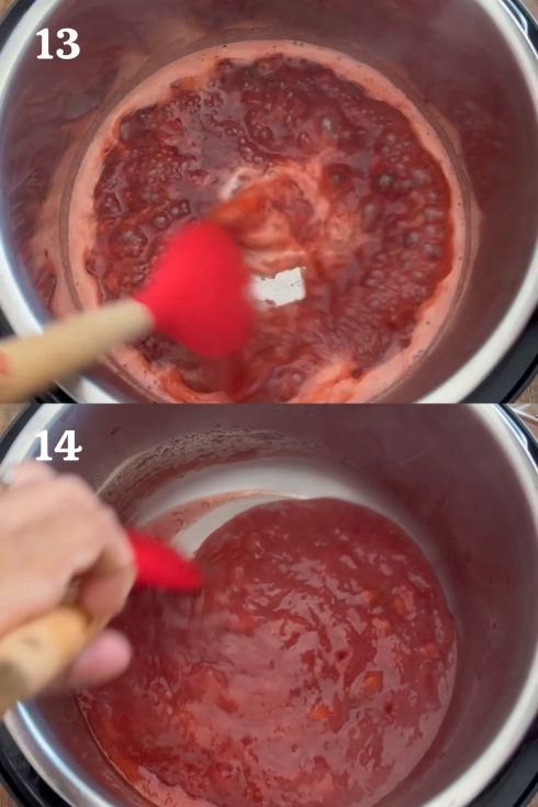 Instant pot strawberry jam- step by step tutorial