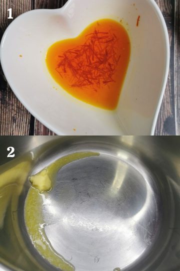 How to make saffron rice in the instant pot?