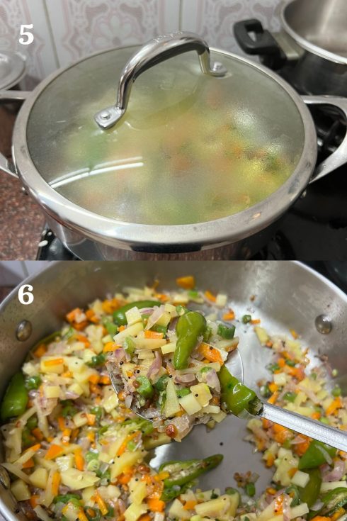 how to make samba rava upma step by step?