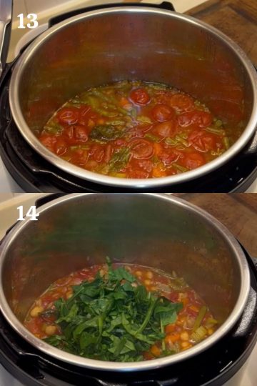 how-to-make-Italian-vegan-garbanzo-bean-and-pasta-soup-in-instant-pot