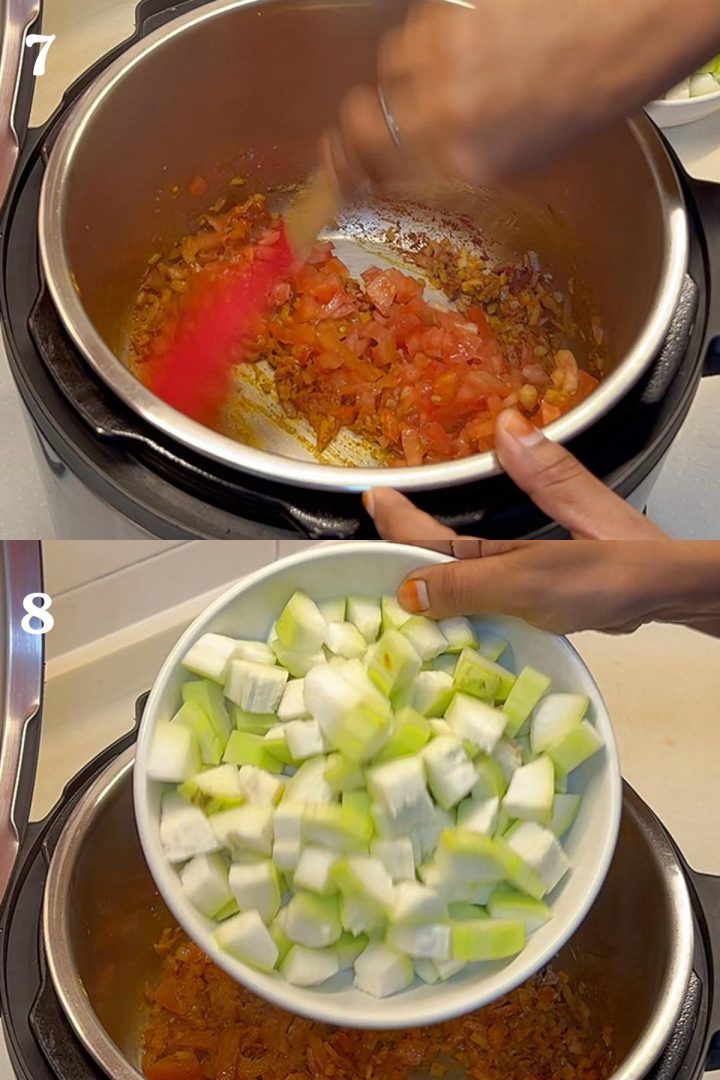 Step by step tutorial to make north Indian bottle gourd curry