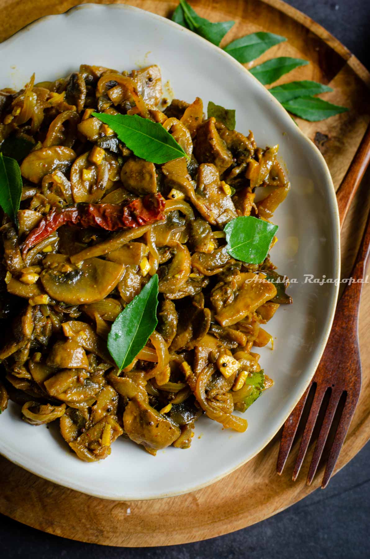 South-Indian-style-mushroom-pepper-fry