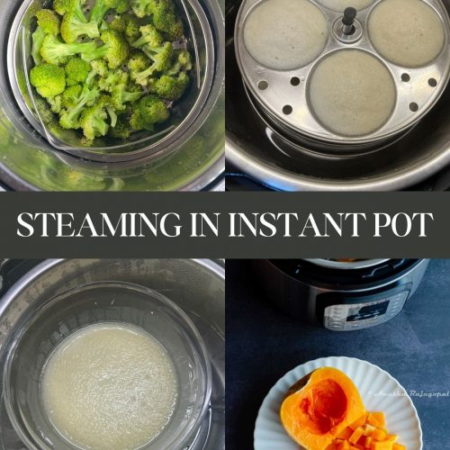 This is a guide to use the steam function in Instant Pot
