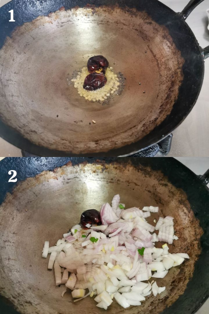 How to cook Ponnanganni Keerai (dwarf copperleaf)