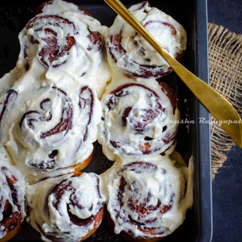 soft cinnamon rolls from scratch baked in the air fryer oven recipes