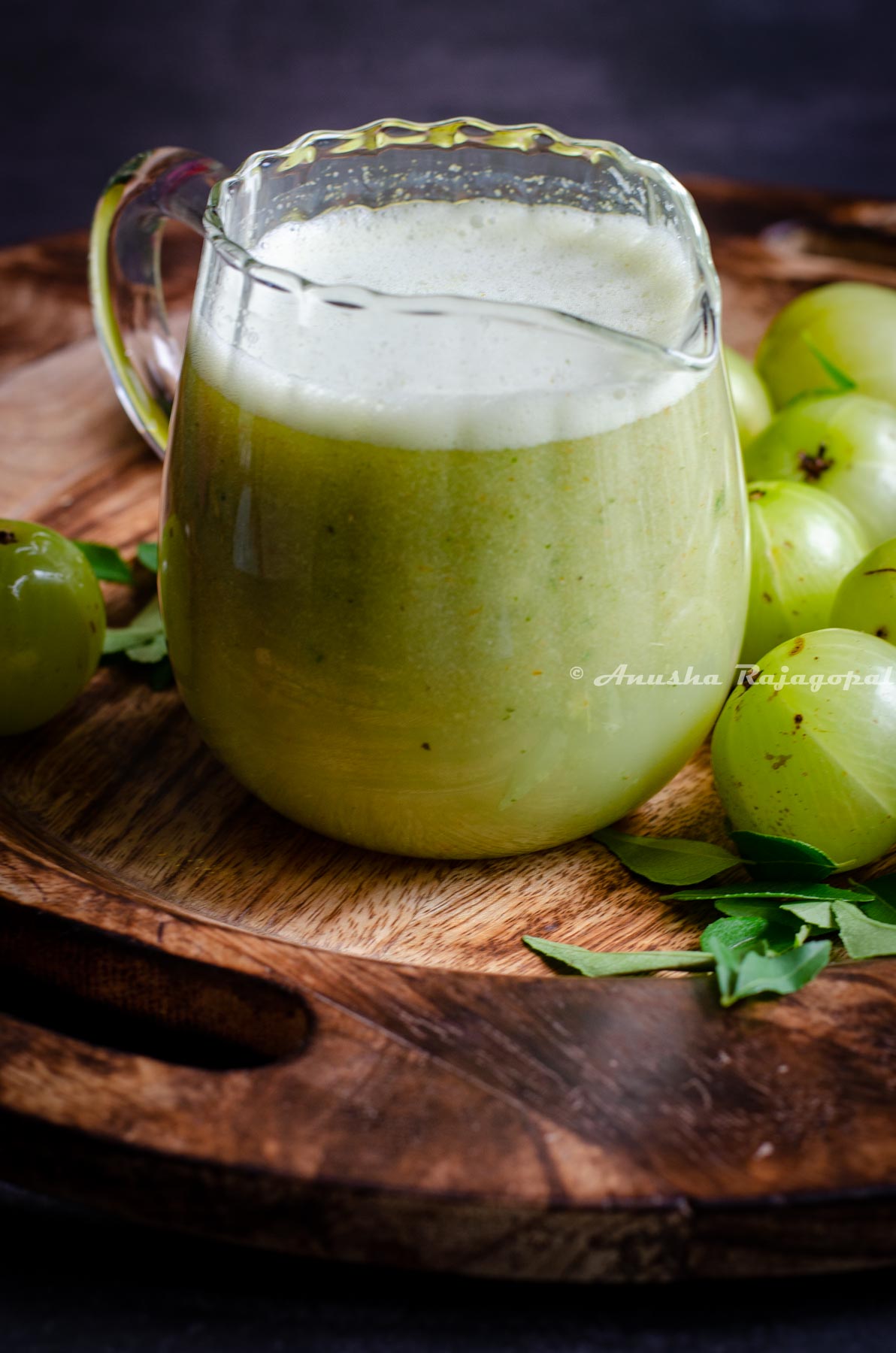 Amla juice in a pitcher