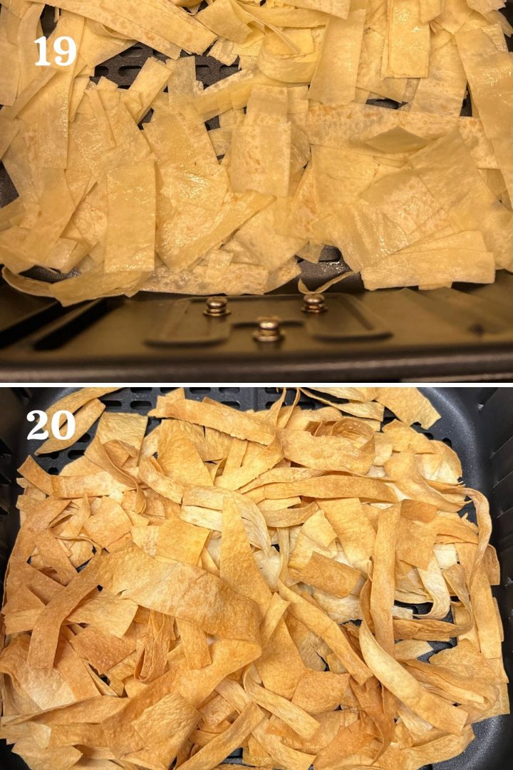 how to air fry tortilla strips