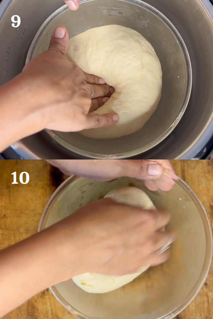 step by step guide to make air fryer cinnamon rolls