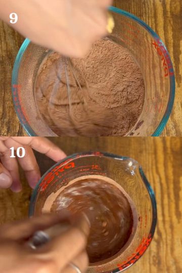 how to make chocolate lava cake in the air fryer or air fryer oven?