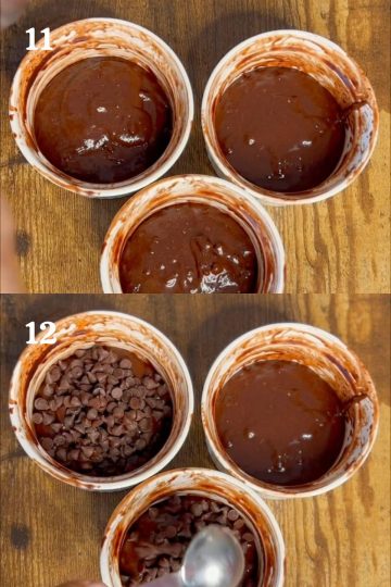 how to make chocolate lava cake in the air fryer or air fryer oven?