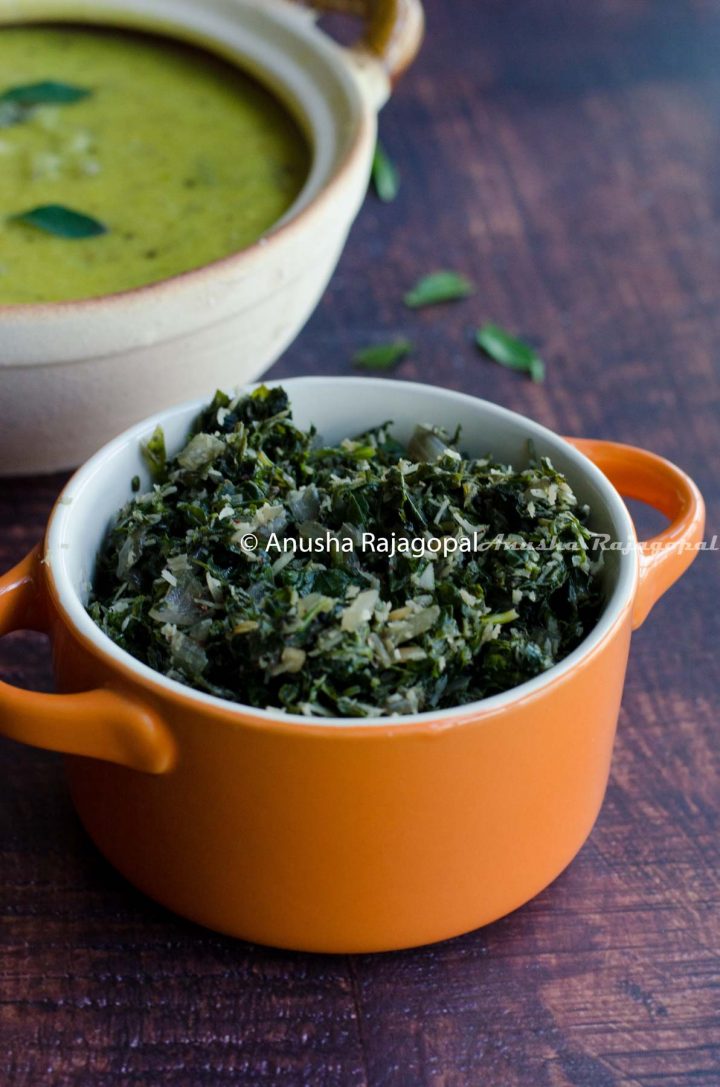 A delicious stir fry made with water amaranth leaves