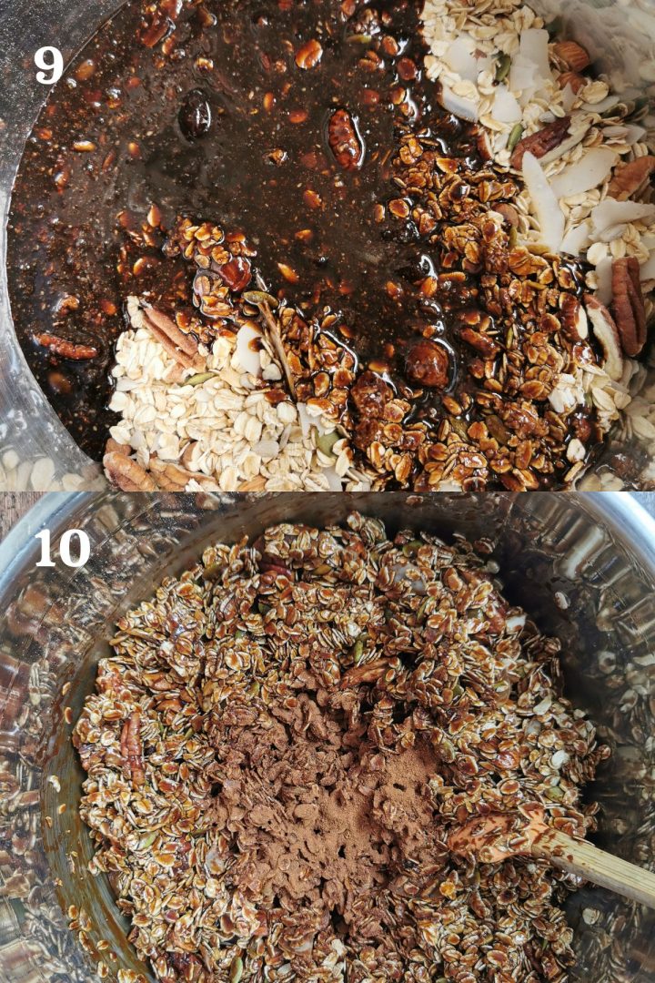 How to make granola in the air fryer oven and regular oven?