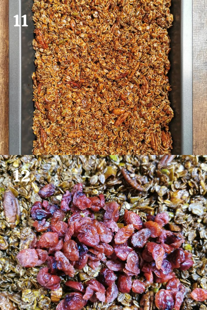 How to make granola in the air fryer oven and regular oven?