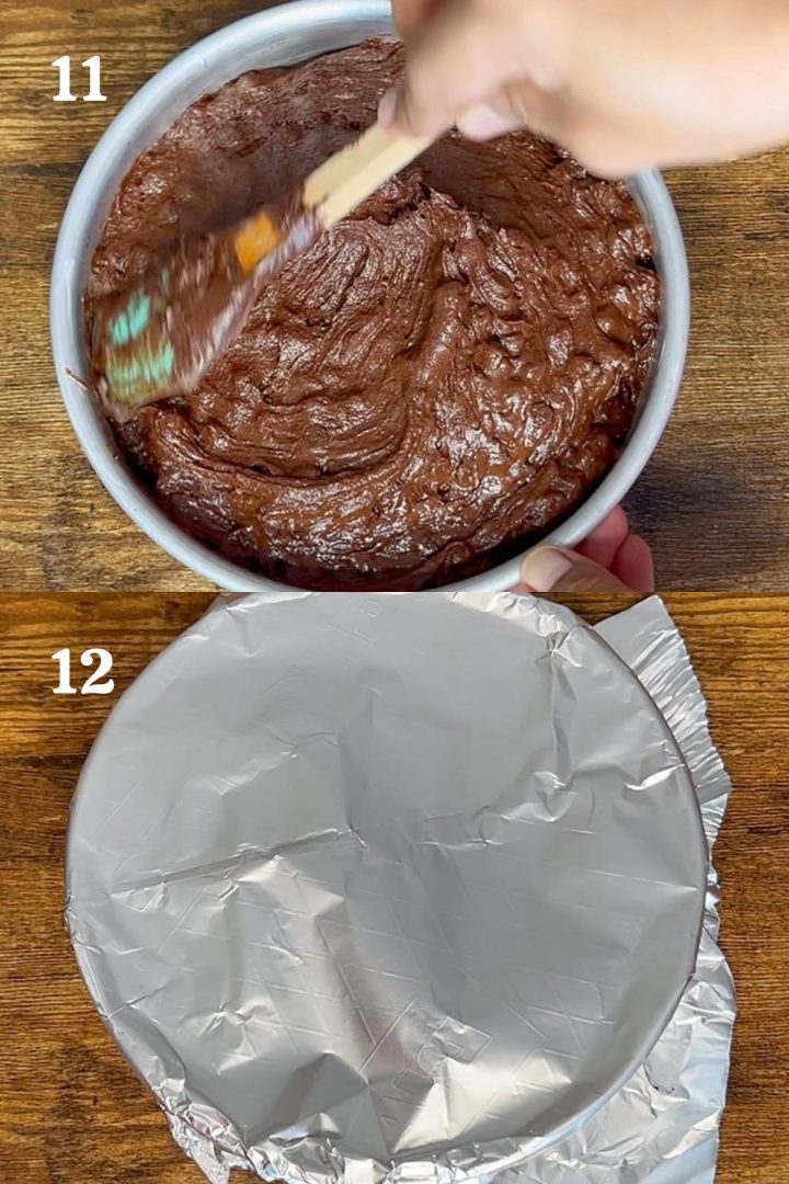 step by step guide to making the best Instant pot brownies